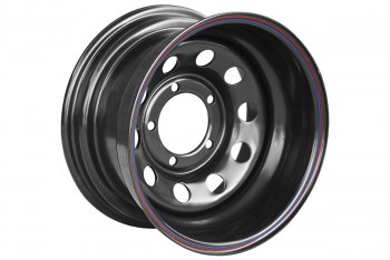 Штампованый диск OFF-ROAD Wheels (стальной усиленный, круг - черный). 8.0 x 15 