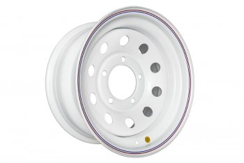 Штампованый диск OFF-ROAD Wheels (стальной усиленный, круг - белый). 8.0 x 16 