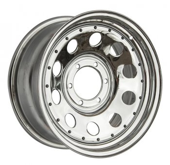 Штампованый диск OFF-ROAD Wheels (стальной усиленный, круг - хром). 8.0 x 17 Great Wall Pegasus (2002-2007) 6x139.7xDIA110.0xET10.0