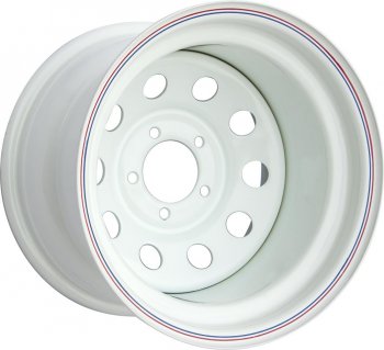 Штампованый диск OFF-ROAD Wheels (усиленный, круг) 10.0x15  (Цвет: белый)