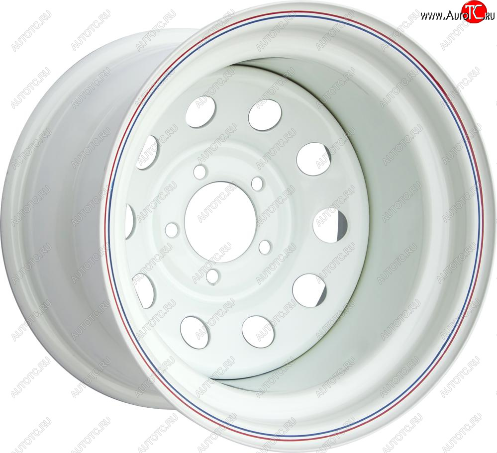 6 499 р. Штампованый диск OFF-ROAD Wheels (усиленный, круг) 10.0x15   (Цвет: белый)  с доставкой в г. Кемерово