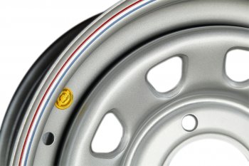 2 689 р. Штампованый диск OFF-ROAD Wheels (усиленный) 7.0x15   (Цвет: серебристый)  с доставкой в г. Кемерово. Увеличить фотографию 2