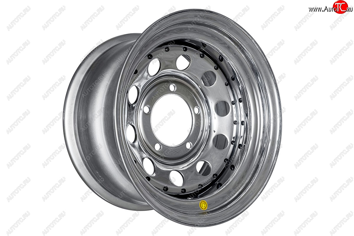 11 999 р. Штампованый диск OFF-ROAD Wheels (стальной усиленный, круг - хромированый). 8.0 x 16    с доставкой в г. Кемерово