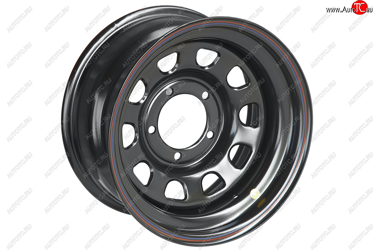 6 599 р. Штампованый диск OFF-ROAD Wheels (стальной усиленный, черный). 8.0 x 16    с доставкой в г. Кемерово