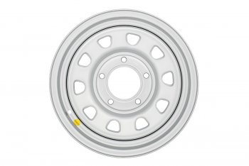 5 999 р. Штампованый диск OFF-ROAD Wheels (усиленный, треугольник мелкий) 7.0x15   (Цвет: серебристый)  с доставкой в г. Кемерово. Увеличить фотографию 3