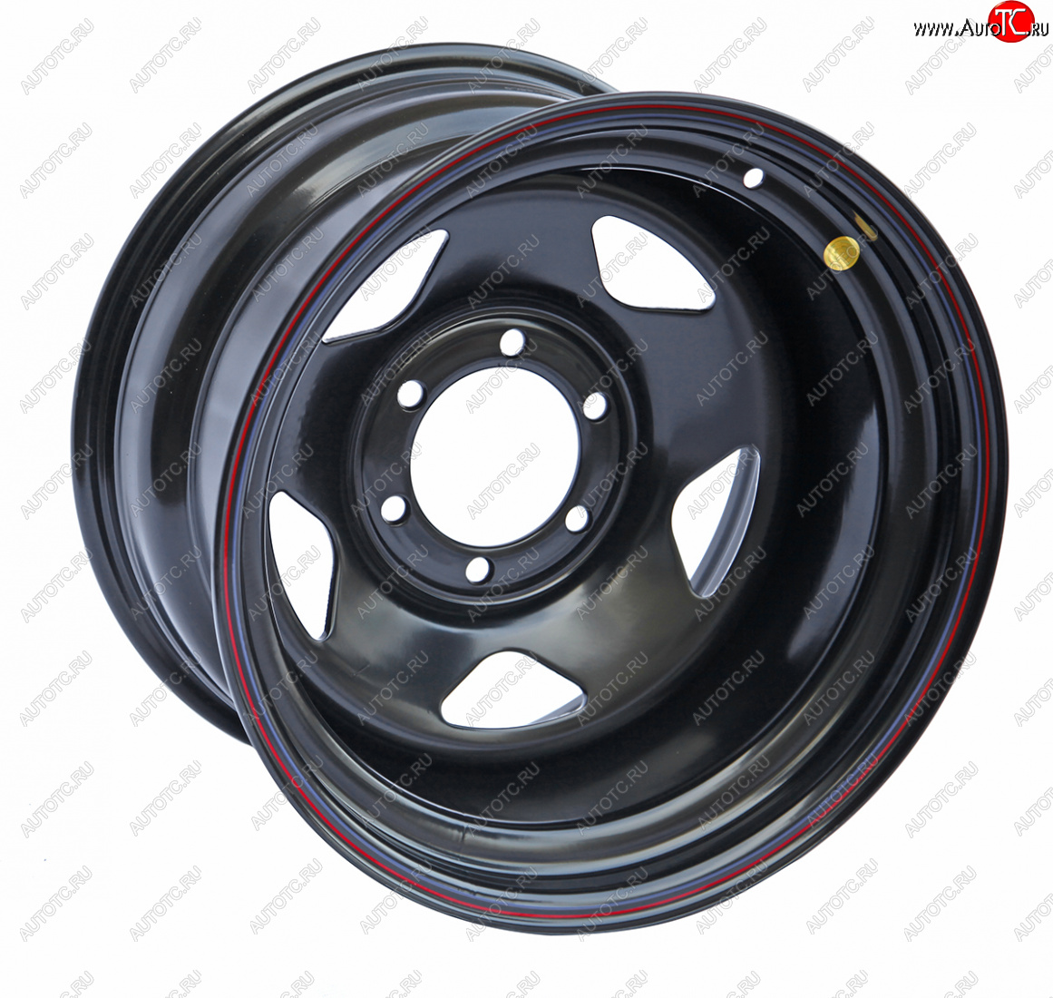 7 849 р. Штампованый диск OFF-ROAD Wheels (стальной усиленный, треугольник - черный). 10.0 x 17    с доставкой в г. Кемерово