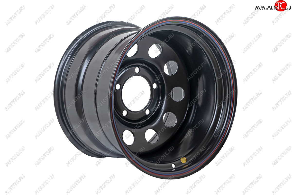 8 259 р. Штампованый диск OFF-ROAD Wheels (стальной усиленный, круг - черный). 12 x 17    с доставкой в г. Кемерово