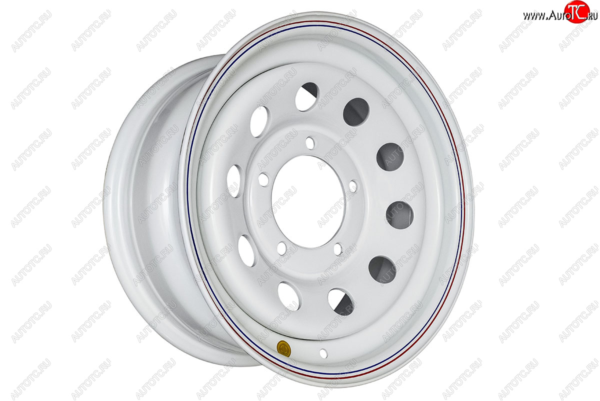 6 269 р. Штампованый диск OFF-ROAD Wheels (стальной усиленный, круг - белый). 7.0 x 15    с доставкой в г. Кемерово