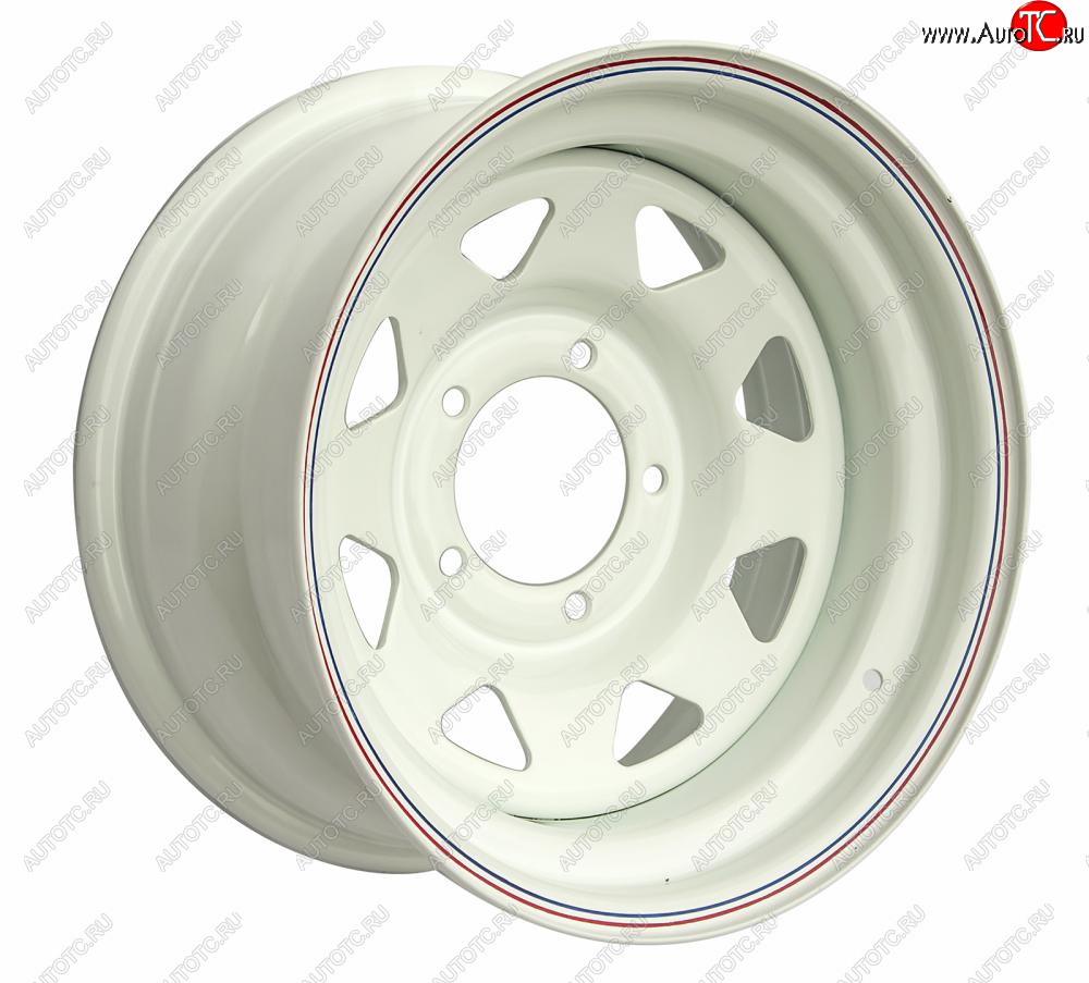 6 249 р. Штампованый диск OFF-ROAD Wheels (стальной усиленный, треугольник мелкий - белый). 7.0 x 15    с доставкой в г. Кемерово