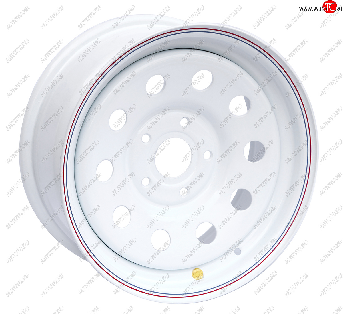 5 699 р. Штампованый диск OFF-ROAD Wheels (усиленный, круг) 7.0x16   (Цвет: белый)  с доставкой в г. Кемерово