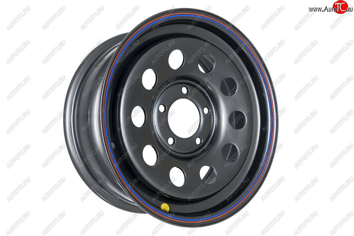 6 249 р. Штампованый диск OFF-ROAD Wheels (усиленный, круг) 7.0x16   (Цвет: черный)  с доставкой в г. Кемерово