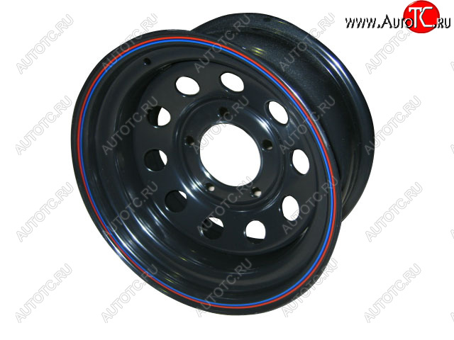 6 279 р. Штампованый диск OFF-ROAD Wheels (усиленный, круг) 7.0x16 Suzuki Jimny JB23/JB43 1-ый рестайлинг (2002-2012) 5x139.7xDIA105.0xET25.0 (Цвет: черный)