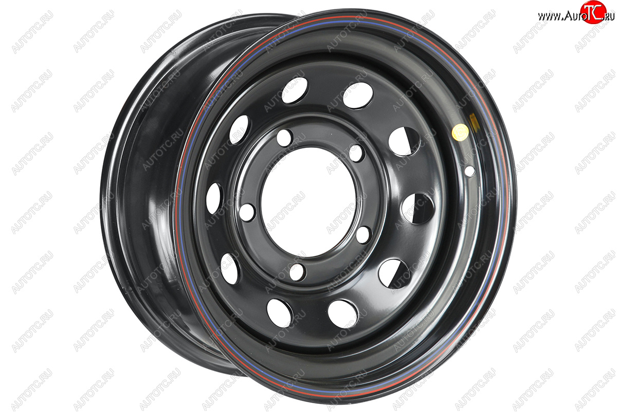 6 249 р. Штампованый диск OFF-ROAD Wheels (усиленный, круг) 7.0x16   (Цвет: черный)  с доставкой в г. Кемерово