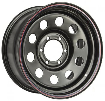 Штампованый диск OFF-ROAD Wheels (стальной усиленный, круг - черный). 7.0 x 17 Nissan Armada TA60 дорестайлинг (2003-2007) 6x139.7xDIA110.0xET30.0