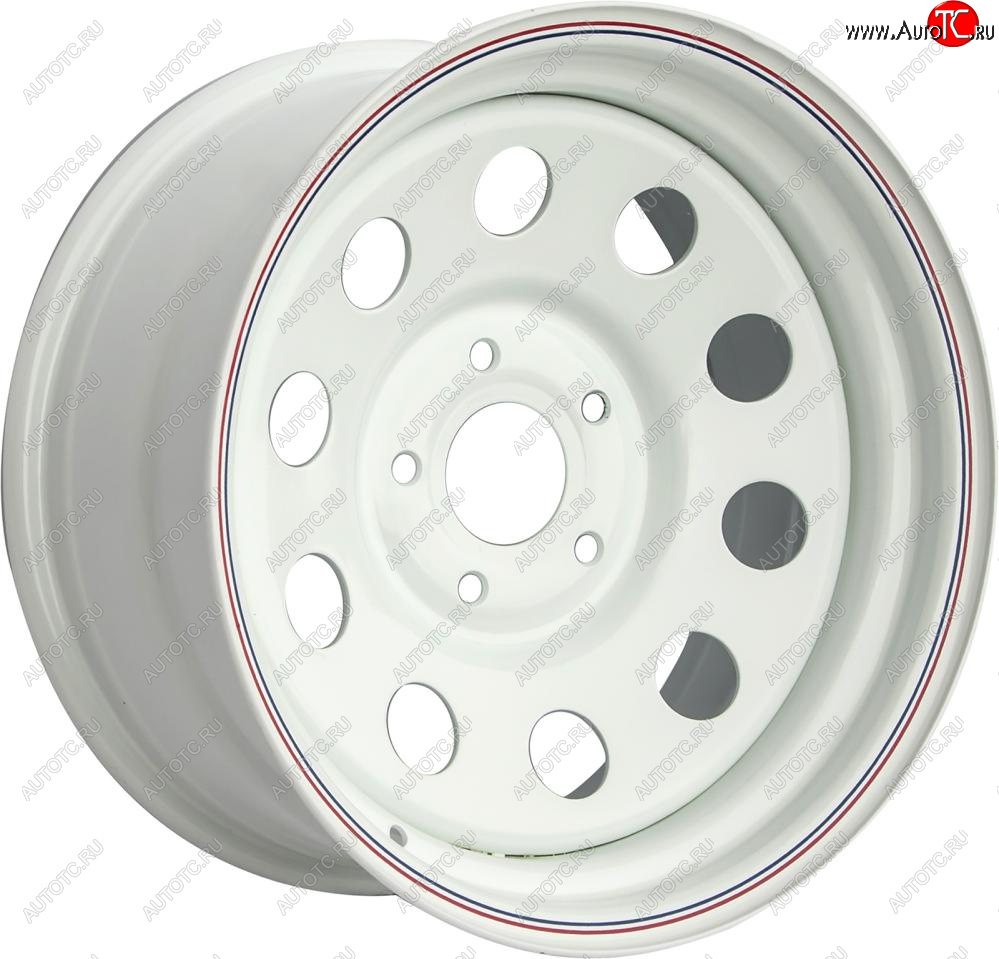 4 999 р. Штампованый диск OFF-ROAD Wheels (усиленный, круг) 8.0x15   (Цвет: белый)  с доставкой в г. Кемерово