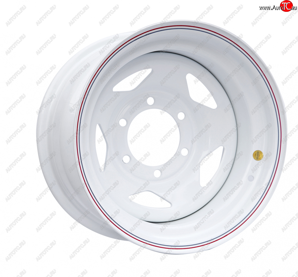 4 999 р. Штампованый диск OFF-ROAD Wheels (стальной усиленный, треугольник - белый). 8.0 x 15    с доставкой в г. Кемерово