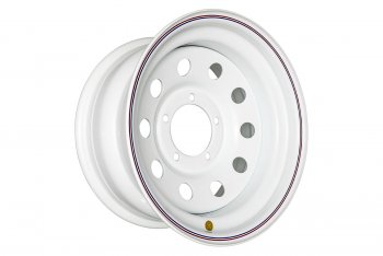 Штампованый диск OFF-ROAD Wheels (стальной усиленный, круг - белый). 8.0 x 16 