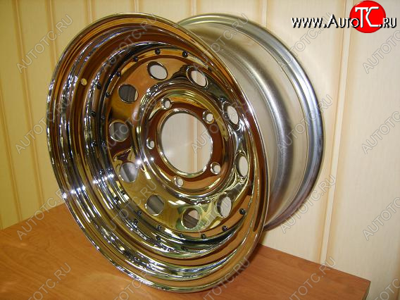 5 999 р. Штампованый диск OFF-ROAD Wheels (стальной усиленный, круг - хромированый). 8.0 x 16    с доставкой в г. Кемерово