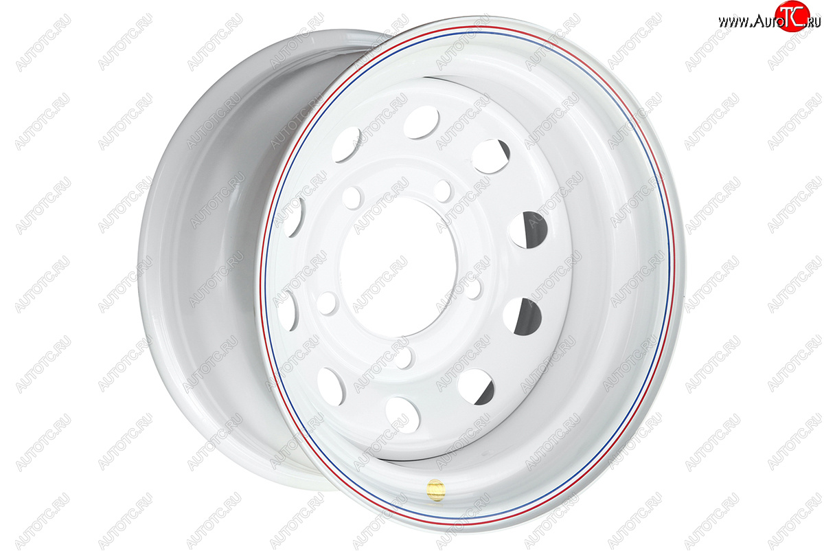 6 599 р. Штампованый диск OFF-ROAD Wheels (усиленный, круг) 8.0x16   (Цвет: белый)  с доставкой в г. Кемерово