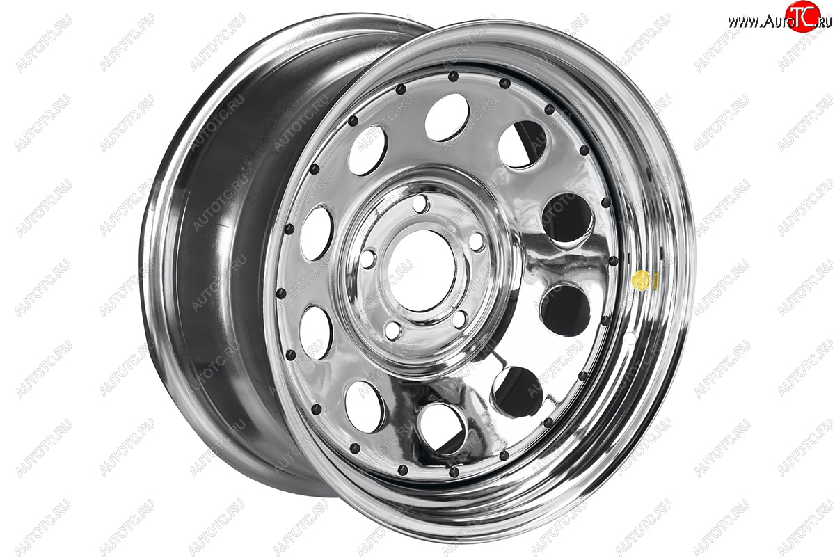 9 999 р. Штампованый диск OFF-ROAD Wheels (усиленный, круг) 8.0x17   (Цвет: хром)  с доставкой в г. Кемерово