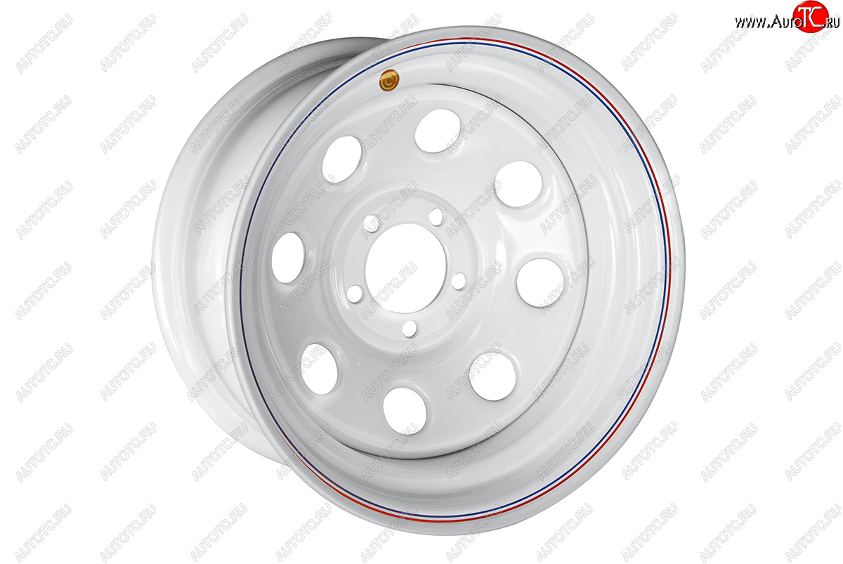 8 449 р. Штампованый диск OFF-ROAD Wheels (усиленный, круг) 8.0x17   (Цвет: белый)  с доставкой в г. Кемерово