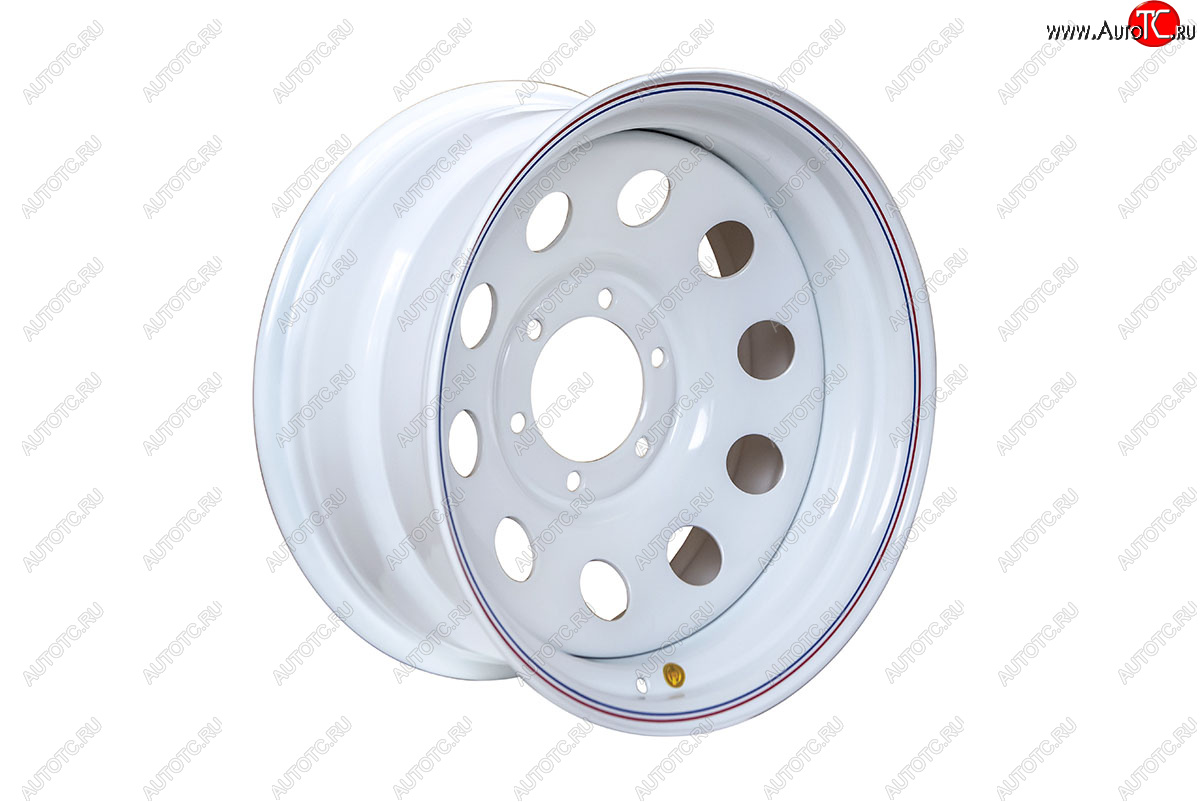 8 449 р. Штампованый диск OFF-ROAD Wheels (стальной усиленный, круг - белый). 8.0 x 17    с доставкой в г. Кемерово