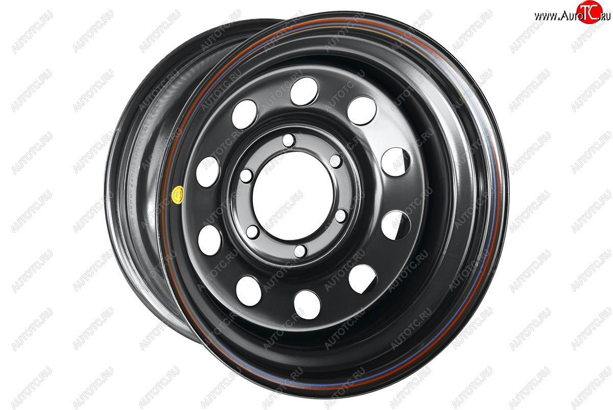 9 999 р. Штампованый диск OFF-ROAD Wheels (стальной усиленный, круг - черный). 8.0 x 18    с доставкой в г. Кемерово
