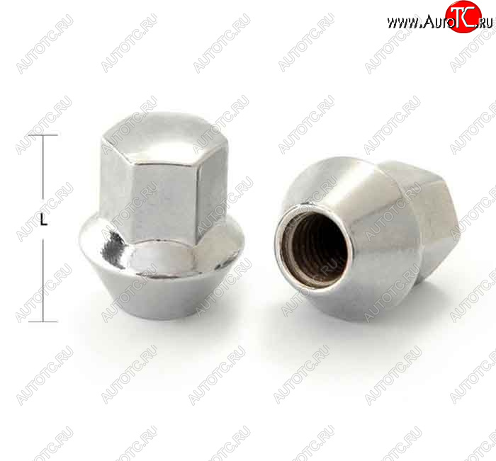 105 р. Гайка под гаечный ключ (пос.место: конус) диска колеса Гайка M12 1.5 конус 30 мм M12 1.5    с доставкой в г. Кемерово
