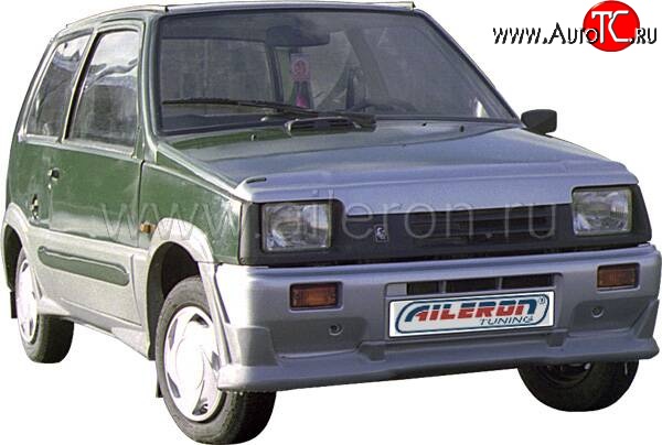 289 р. Дефлектор капота Aileron  Лада Ока 1111 (1988-2008) (Неокрашенный)  с доставкой в г. Кемерово