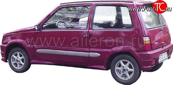 859 р. Молдинги (накладки на двери) Aileron  Лада Ока 1111 (1988-2008) (Неокрашенные)  с доставкой в г. Кемерово