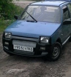 4 389 р. Передний бампер Я-робот V1  Лада Ока 1111 (1988-2008) (Неокрашенный)  с доставкой в г. Кемерово. Увеличить фотографию 15