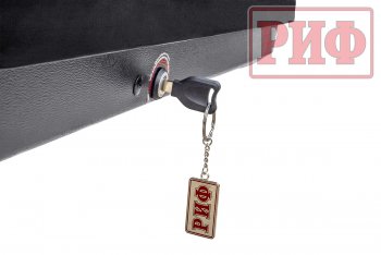 26 849 р. Багажник на крышу (520 л/214,5х90,5х36,5 см, двусторонний) РИФ Курорт   (Черный глянец)  с доставкой в г. Кемерово. Увеличить фотографию 9