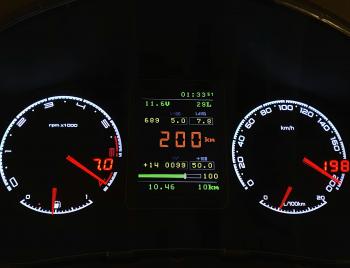 13 999 р. Приборная панель Flash X5 Лада Калина 1117 универсал (2004-2013)  с доставкой в г. Кемерово. Увеличить фотографию 2