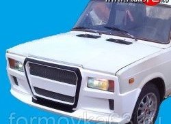 4 389 р. Передний бампер Я-Робот  Лада 2104 - 2107 (Неокрашенный)  с доставкой в г. Кемерово. Увеличить фотографию 7