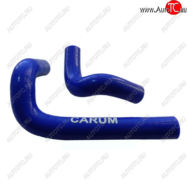 499 р. Патрубки радиатора печки (инжектор силикон) CARUM  Лада 2104 - 2107 (комплект 2 шт.)  с доставкой в г. Кемерово