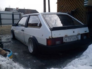 1 339 р. Лип Спойлер Утиный хвост RA Лада 2109 (1987-2004) (Поверхность глянец (под окраску), Неокрашенный)  с доставкой в г. Кемерово. Увеличить фотографию 2