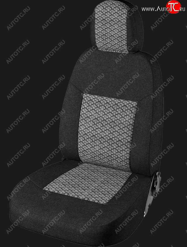 2 779 р. Чехлы для сидений Lord Autofashion Стандарт Плюс (жаккард)  Лада 2108 - 2115 (Черный, вставка Соты)  с доставкой в г. Кемерово