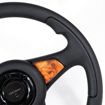 3 399 р. Рулевое колесо Sport Extrim Delux (Ø360 мм)  Лада 2108 - Надежда  2120 (Дерево)  с доставкой в г. Кемерово. Увеличить фотографию 3
