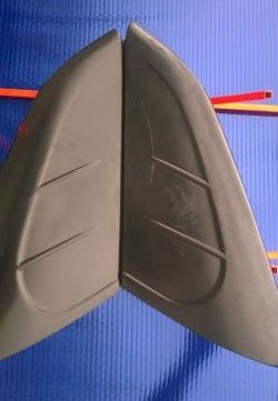 959 р. Накладки заднего ромбового стекла на автомобиль Sport Лада 2110 седан (1995-2007) (Неокрашенные)  с доставкой в г. Кемерово. Увеличить фотографию 2