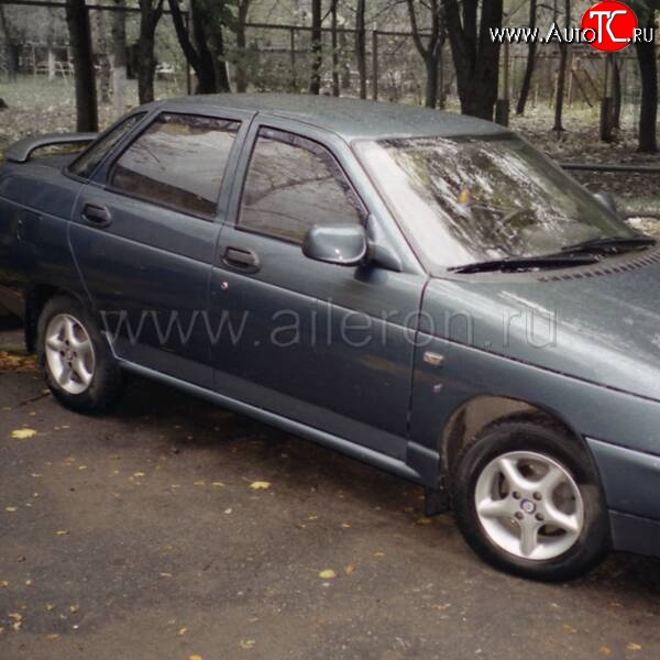 709 р. Комплект порогов Aileron Лада 2111 универсал (1998-2009) (Неокрашенные)  с доставкой в г. Кемерово