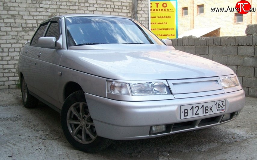 649 р. Решётка радиатора Карлота Лада 2112 хэтчбек (1999-2008) (Неокрашенная)  с доставкой в г. Кемерово