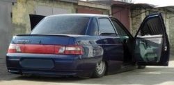 1 499 р. Лип спойлер CT Лада 2110 седан (1995-2007) (Неокрашенный)  с доставкой в г. Кемерово. Увеличить фотографию 2