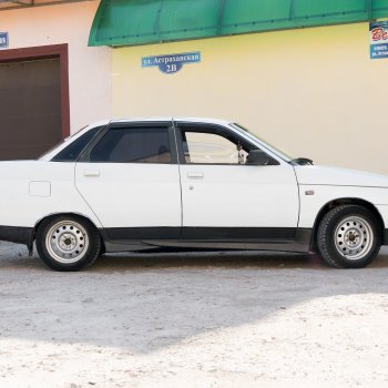 1 079 р. Пороги накладки Autodemic ВИНТ СПОРТ (с сеткой)  Лада 2110 - 2112  с доставкой в г. Кемерово. Увеличить фотографию 2