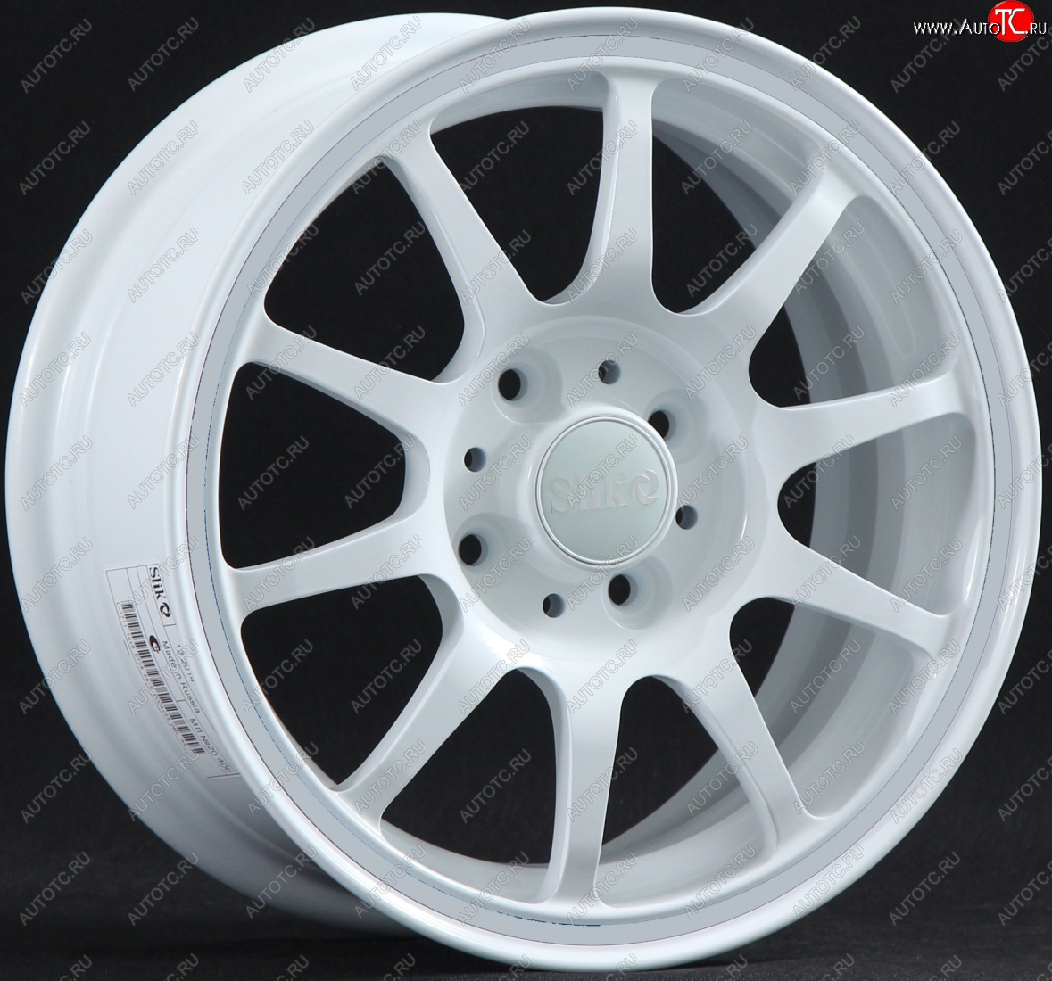12 799 р. Кованый диск Slik Classik 6x14 (Белый W)   (Цвет: Белый W)  с доставкой в г. Кемерово