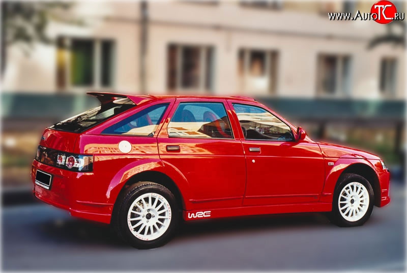 6 999 р. Задний бампер WRC Evo  Лада 2112 (1999-2009) хэтчбек, купе (Неокрашенный)  с доставкой в г. Кемерово