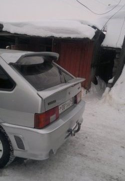 7 699 р. Задний бампер Стайлер  Лада 2108 - 2114 (Неокрашенный)  с доставкой в г. Кемерово. Увеличить фотографию 4