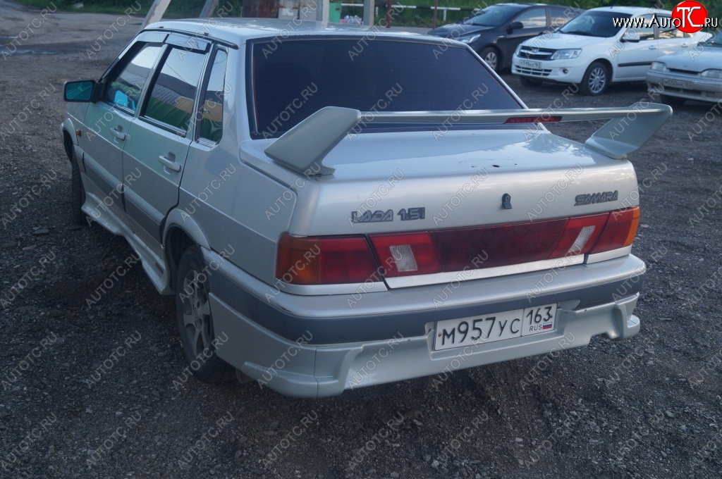 2 699 р. Спойлер Кураж  Лада 2115 (1997-2012) (Без стоп-сигнала, Неокрашенный)  с доставкой в г. Кемерово