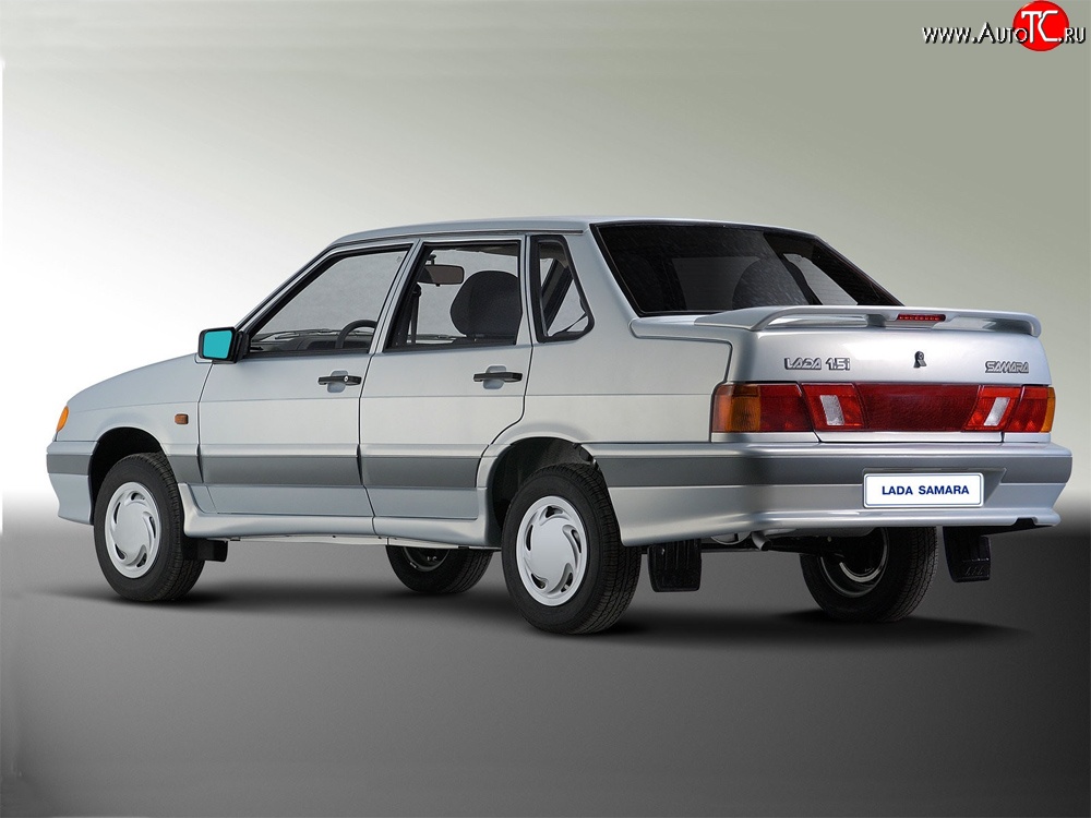 3 289 р. Задний бампер Стандартный Лада 2115 (1997-2012) (НОкрашенный (пласт.балка))  с доставкой в г. Кемерово
