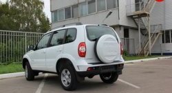 1 779 р. Чехол запасного колеса Chevrolet V4 Chevrolet Niva 2123 рестайлинг (2009-2020) (Окрашенный)  с доставкой в г. Кемерово. Увеличить фотографию 2