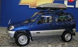 2 499 р. Накладки на двери (молдинги) Стандарт  Chevrolet Niva  2123 (2002-2008), Лада 2123 (Нива Шевроле) (2002-2008) (Неокрашенные)  с доставкой в г. Кемерово. Увеличить фотографию 4